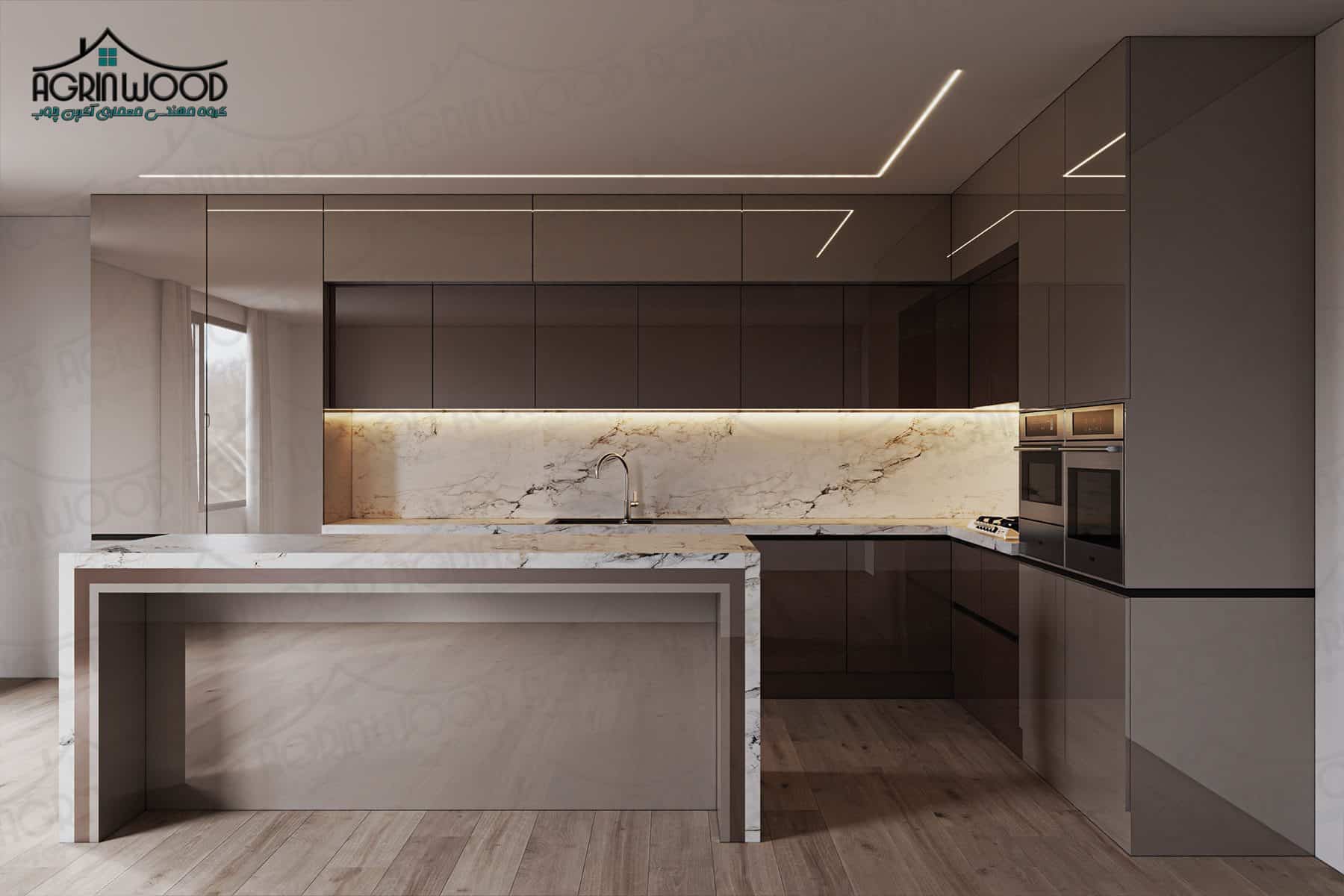 انواع رنگ کابینت پلی گلاس