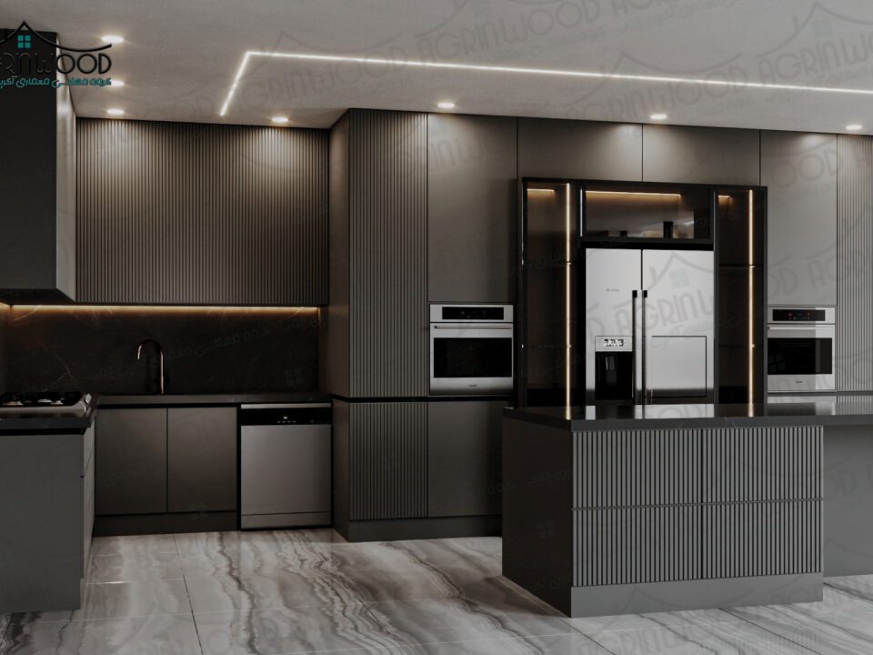 ترکیب رنگی کابینت ملامینه