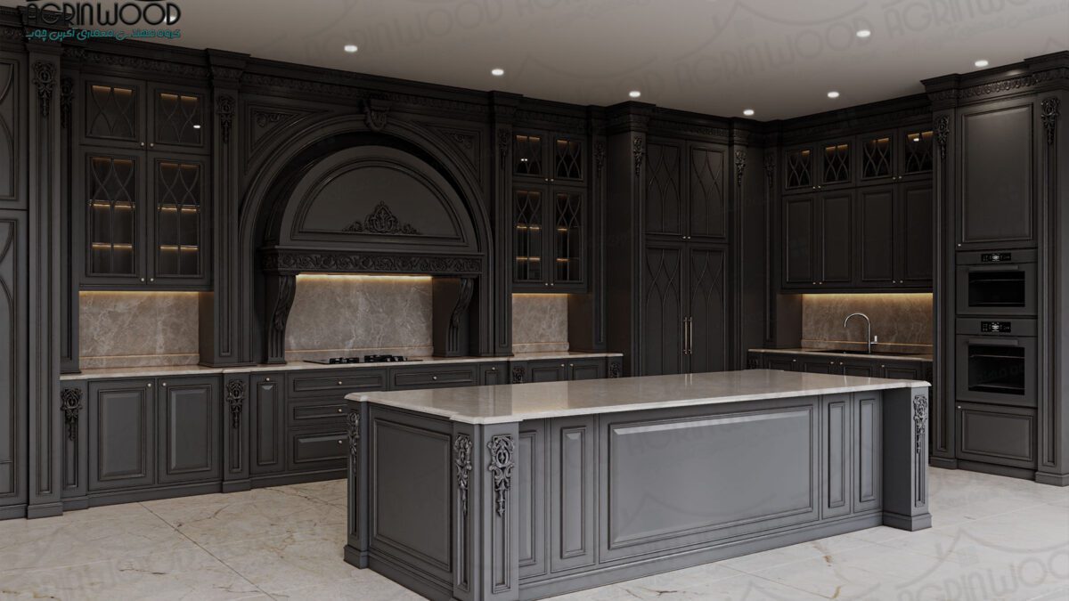 انواع رنگ کابینت روکش وکیوم