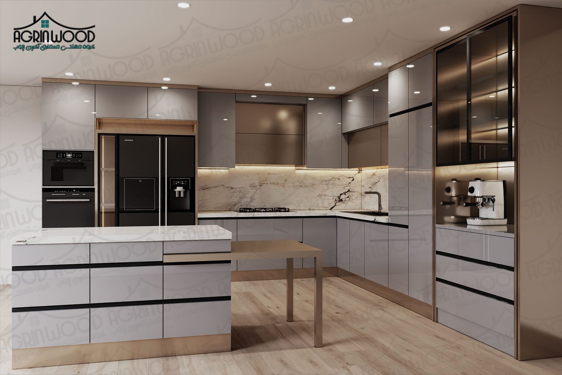 طرح خاص کابینت مدرن