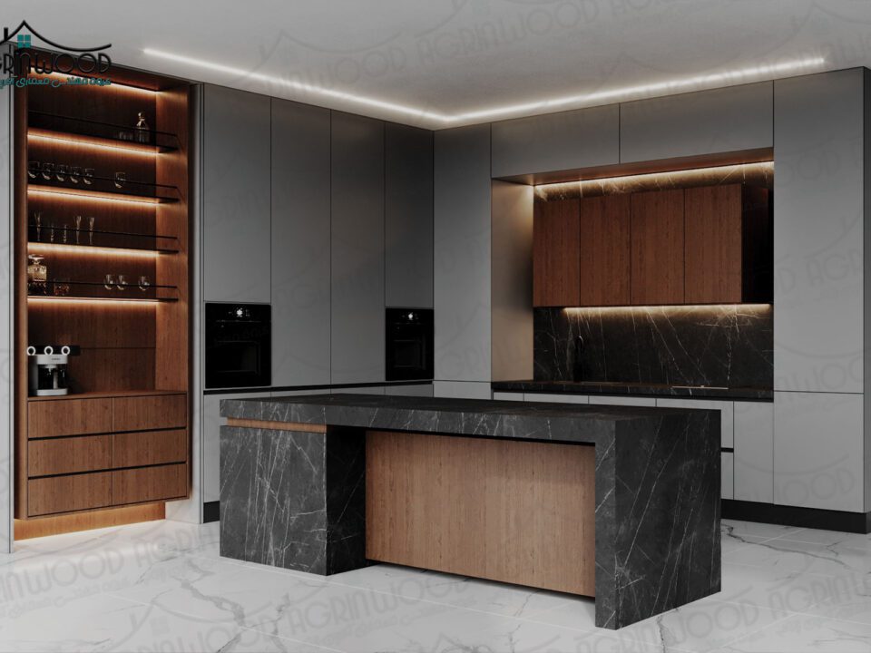 ترکیب رنگی کابینت مدرن