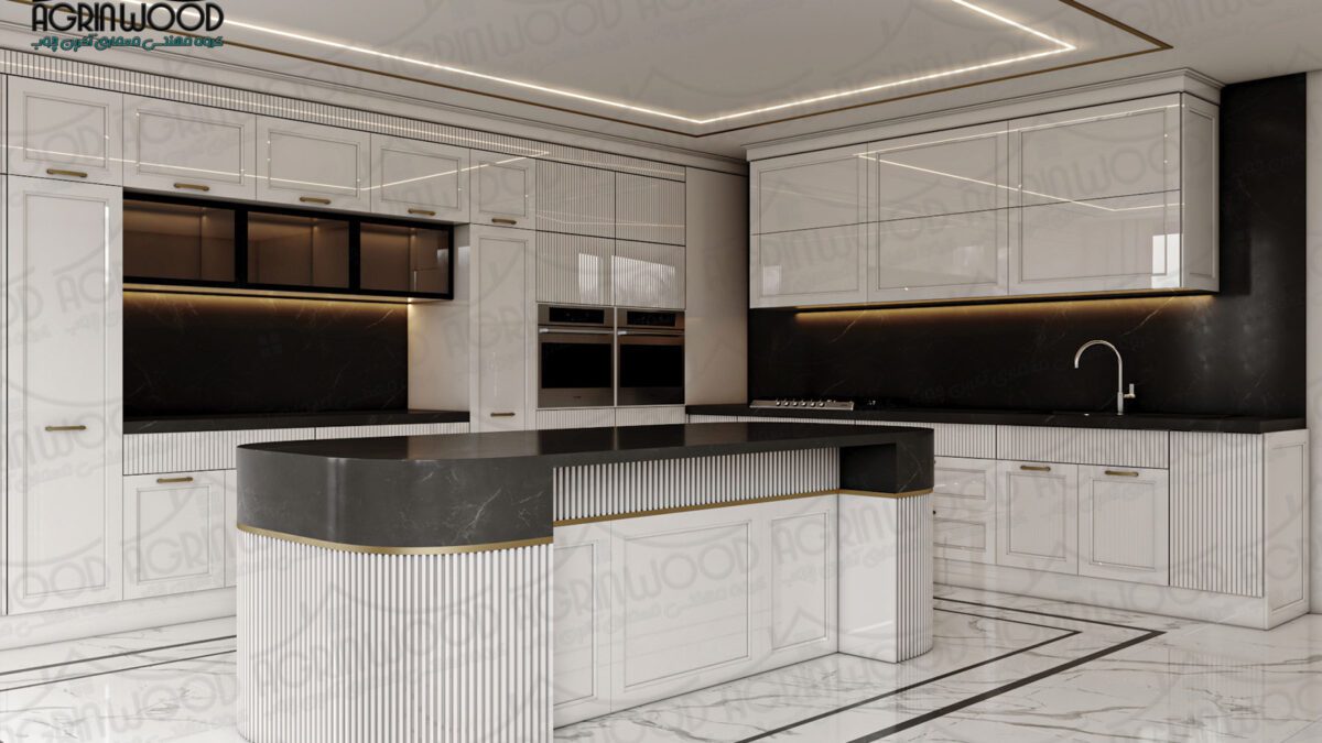 ترکیب رنگی کابینت انزو