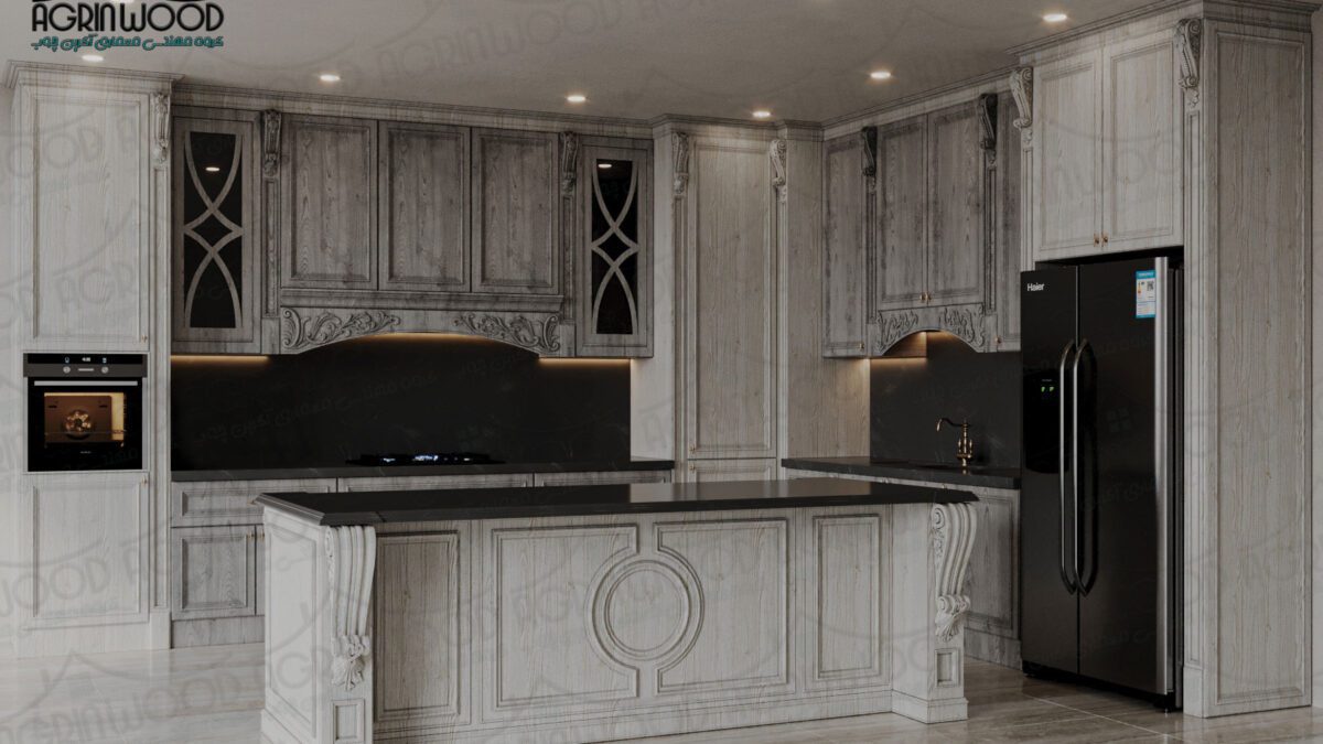 انواع رنگ کابینت کلاسیک