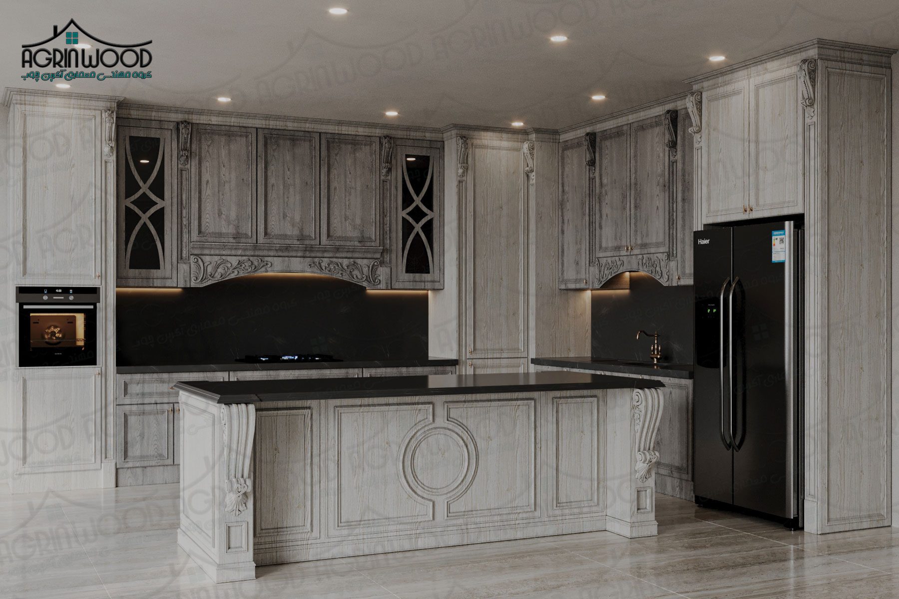 انواع رنگ کابینت کلاسیک