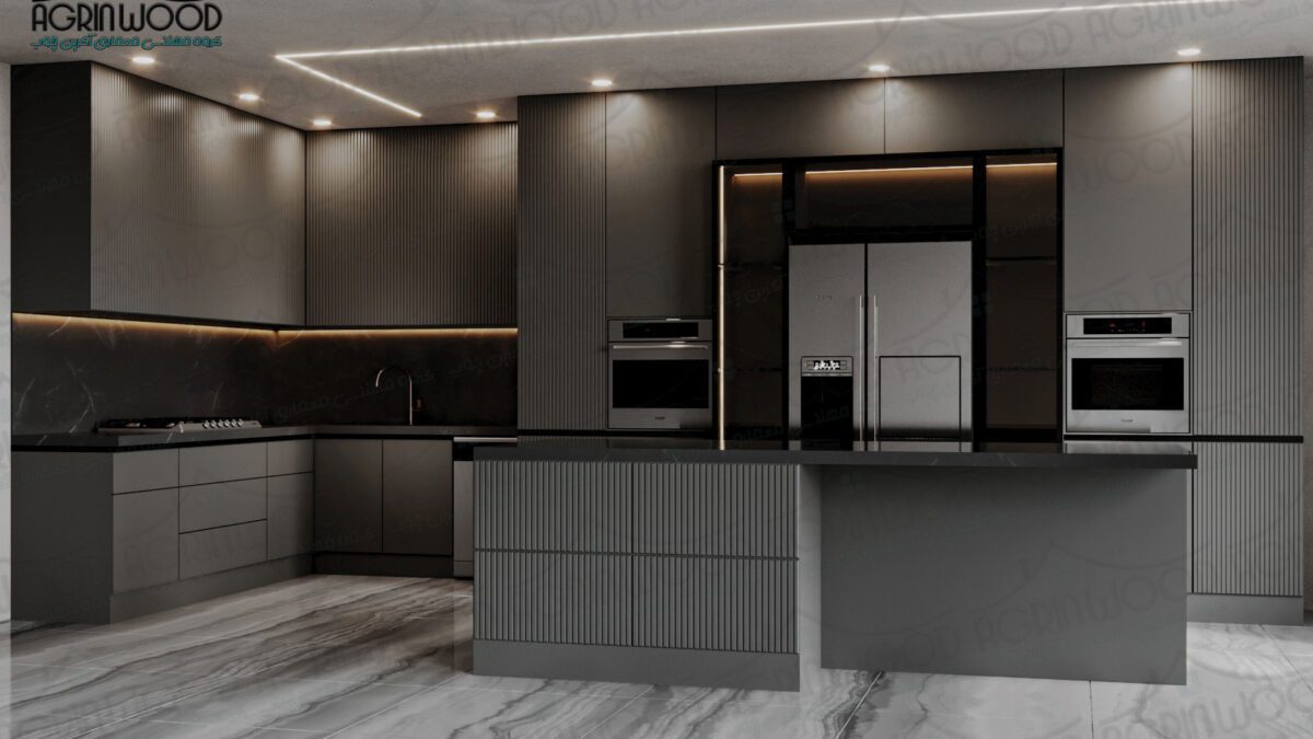 طرح خاص کابینت ملامینه