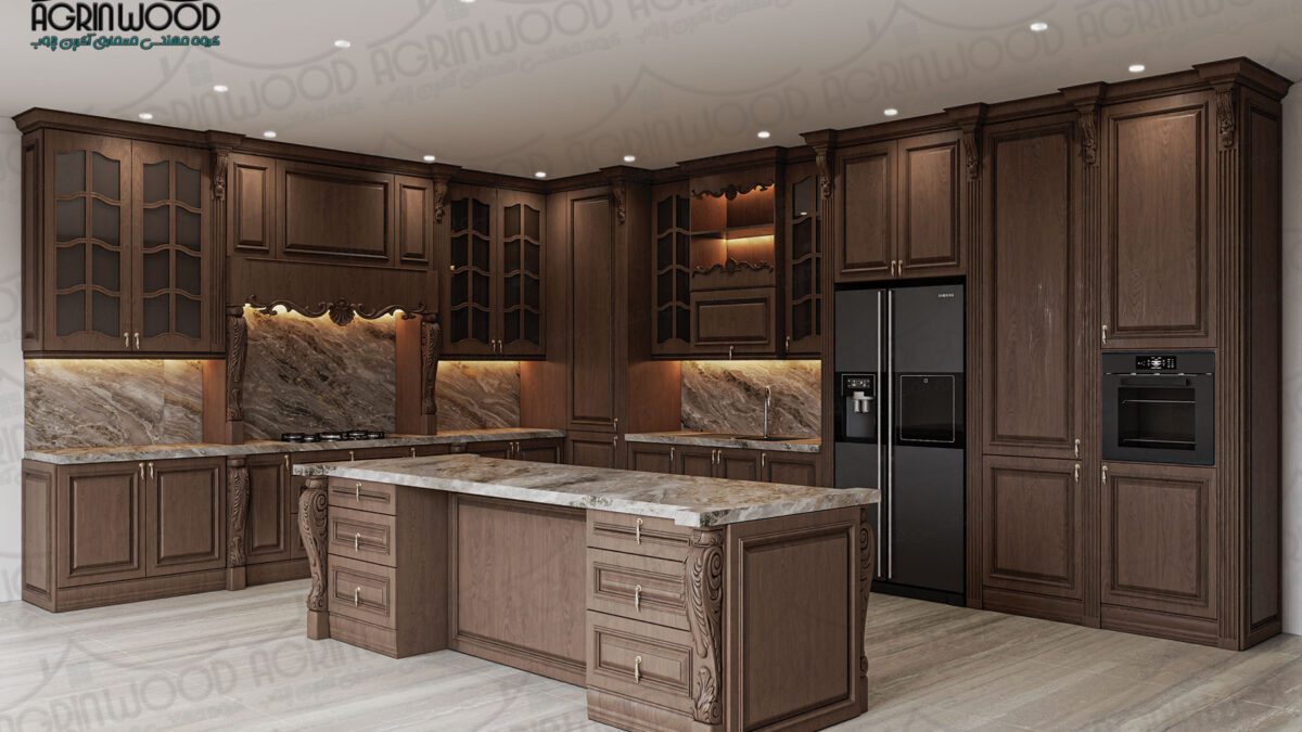 طرح خاص کابینت آشپز خانه