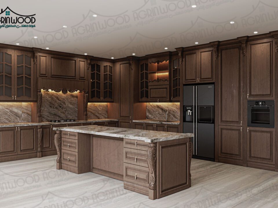 طرح خاص کابینت آشپز خانه