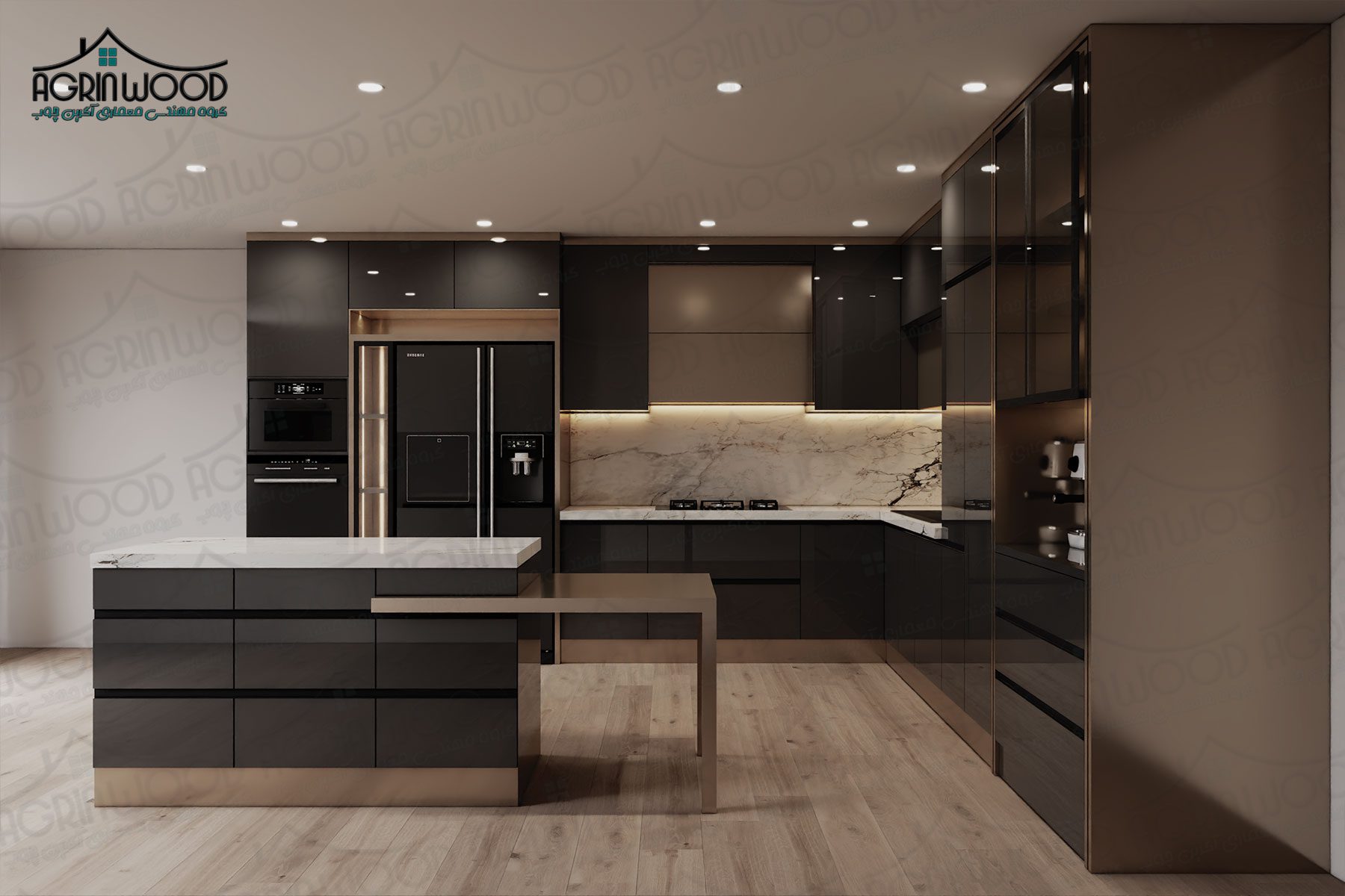 ترکیب رنگی کابینت چگونه است؟