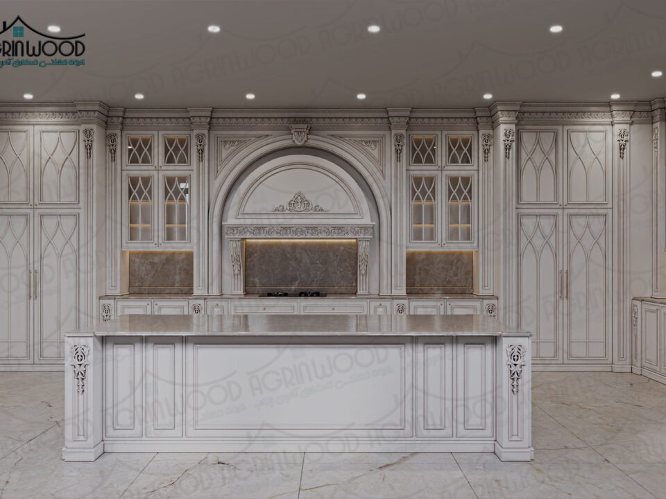 ترکیب رنگی کابینت آشپزخانه
