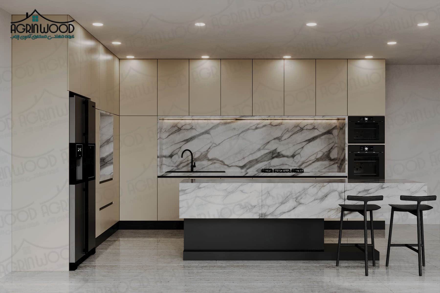 انواع رنگ کابینت ملامینه