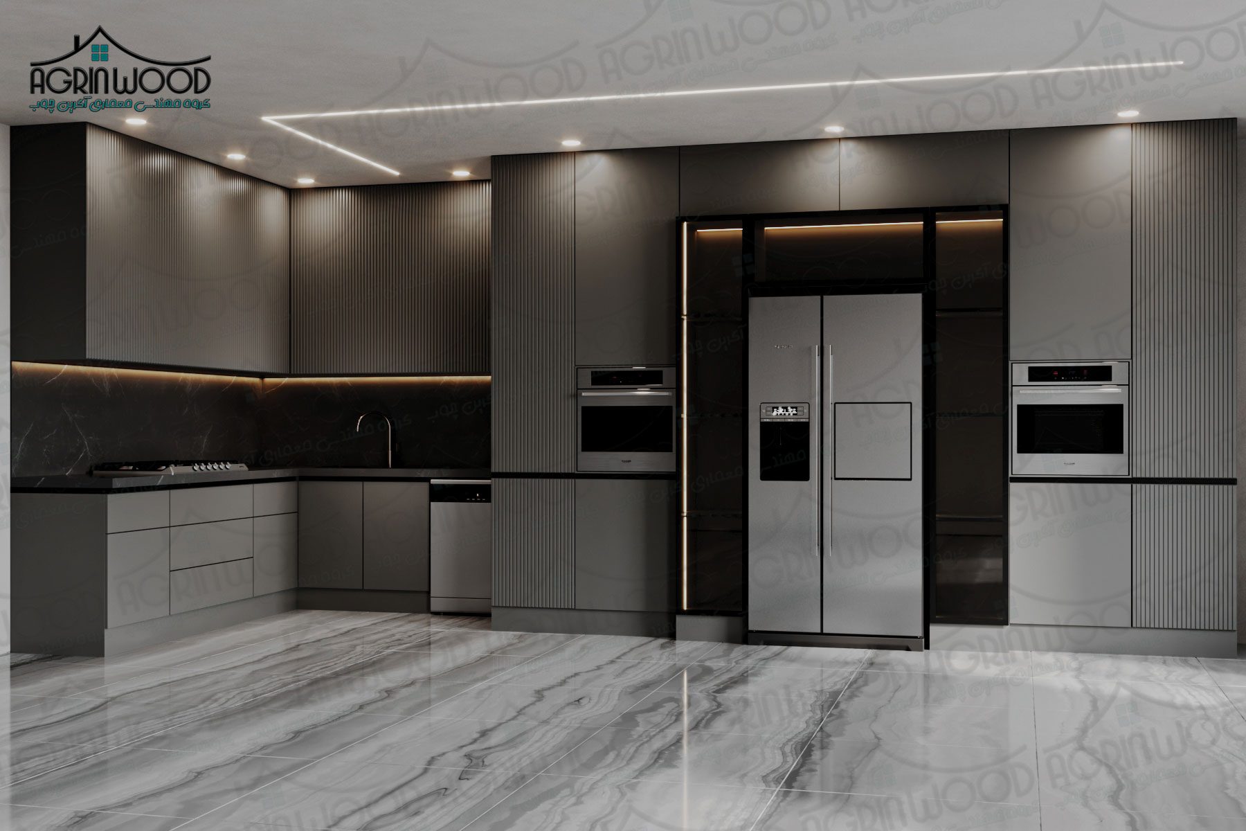 طرح خاص کابینت مدرن