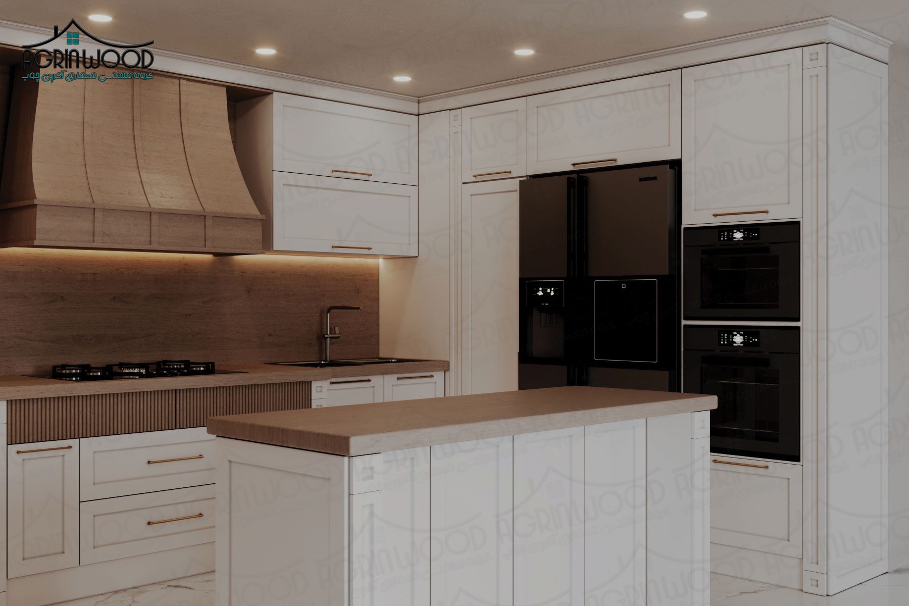 طرح خاص کابینت روکش وکیوم