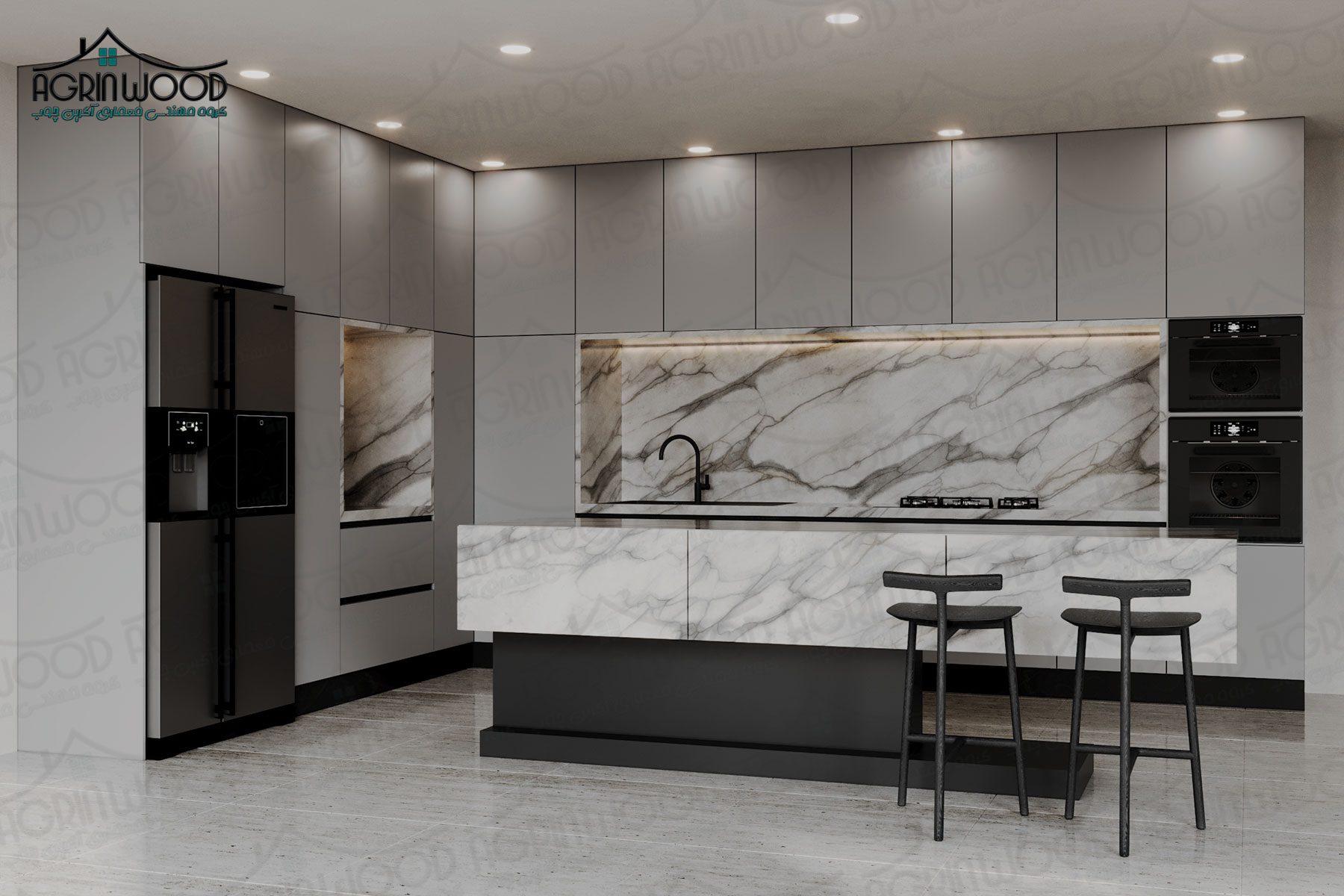 انواع رنگ کابینت مدرن