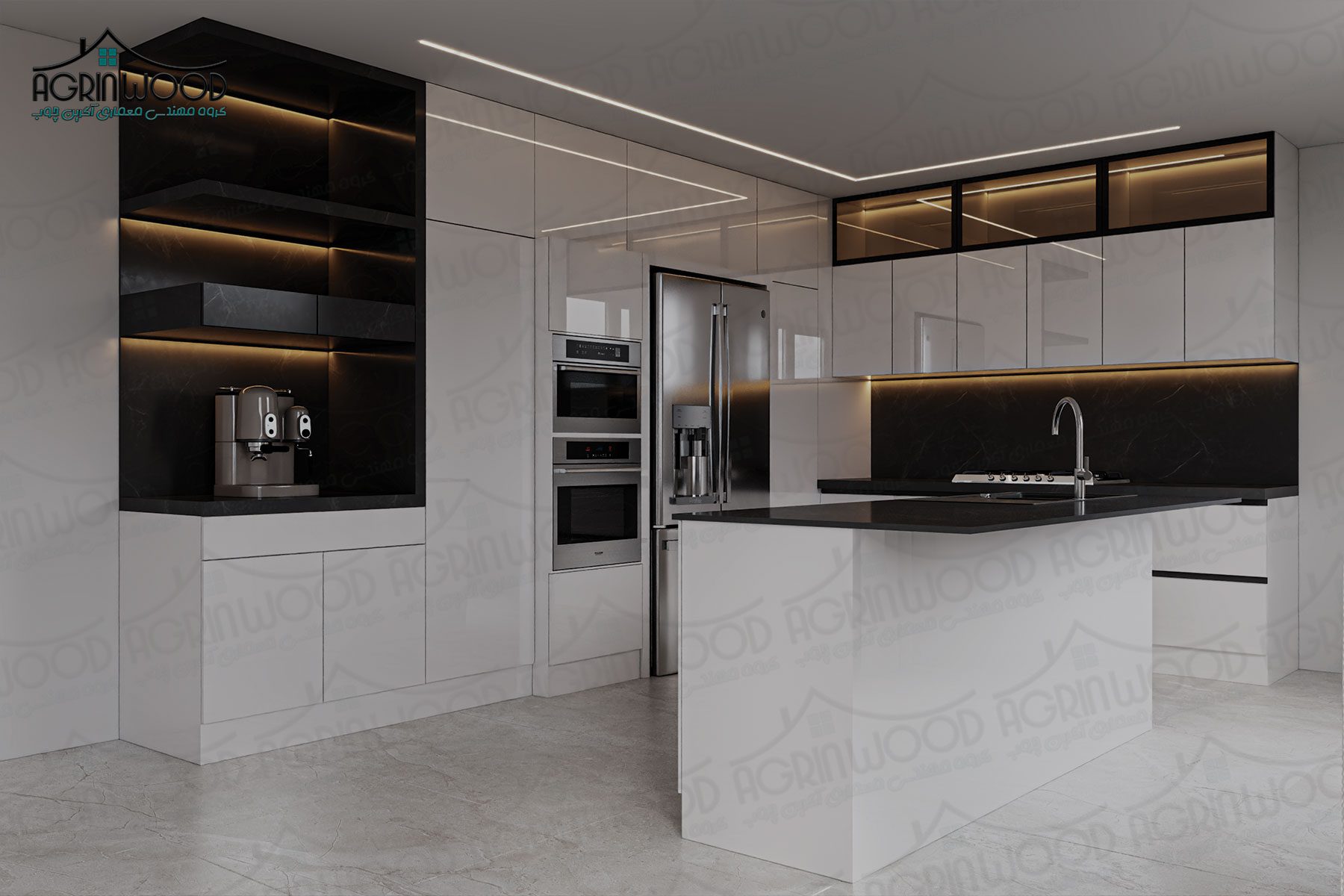 مدل ویژه کابینت پلی گلاس