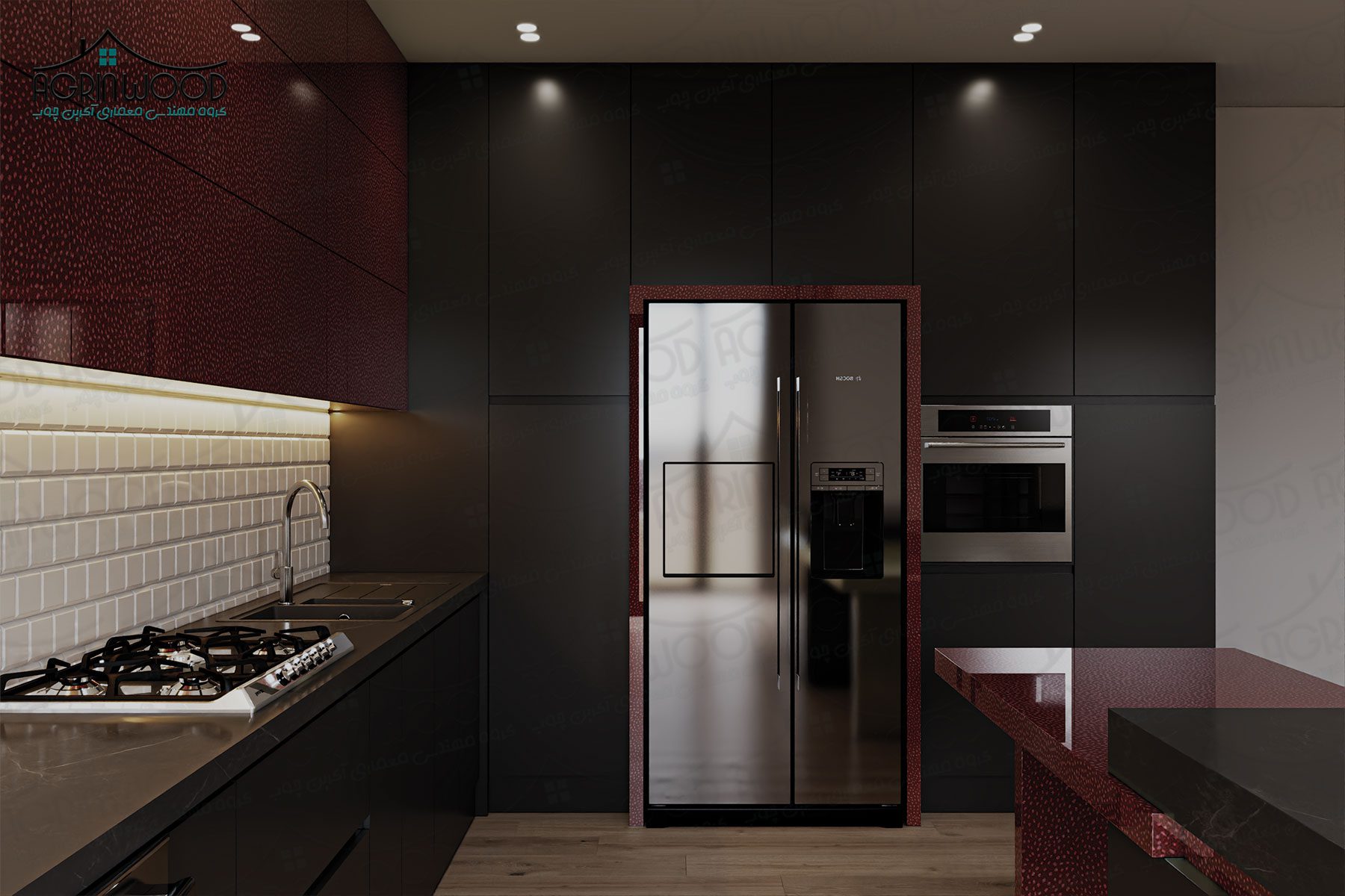 طرح خاص کابینت مدرن