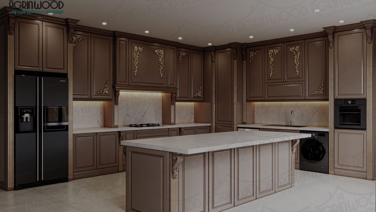 ترکیب رنگی کابینت روکش وکیوم