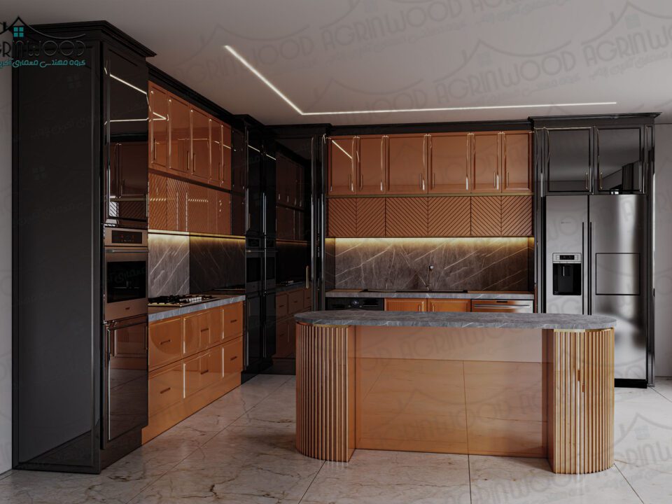 کابینت انزو نارنجی