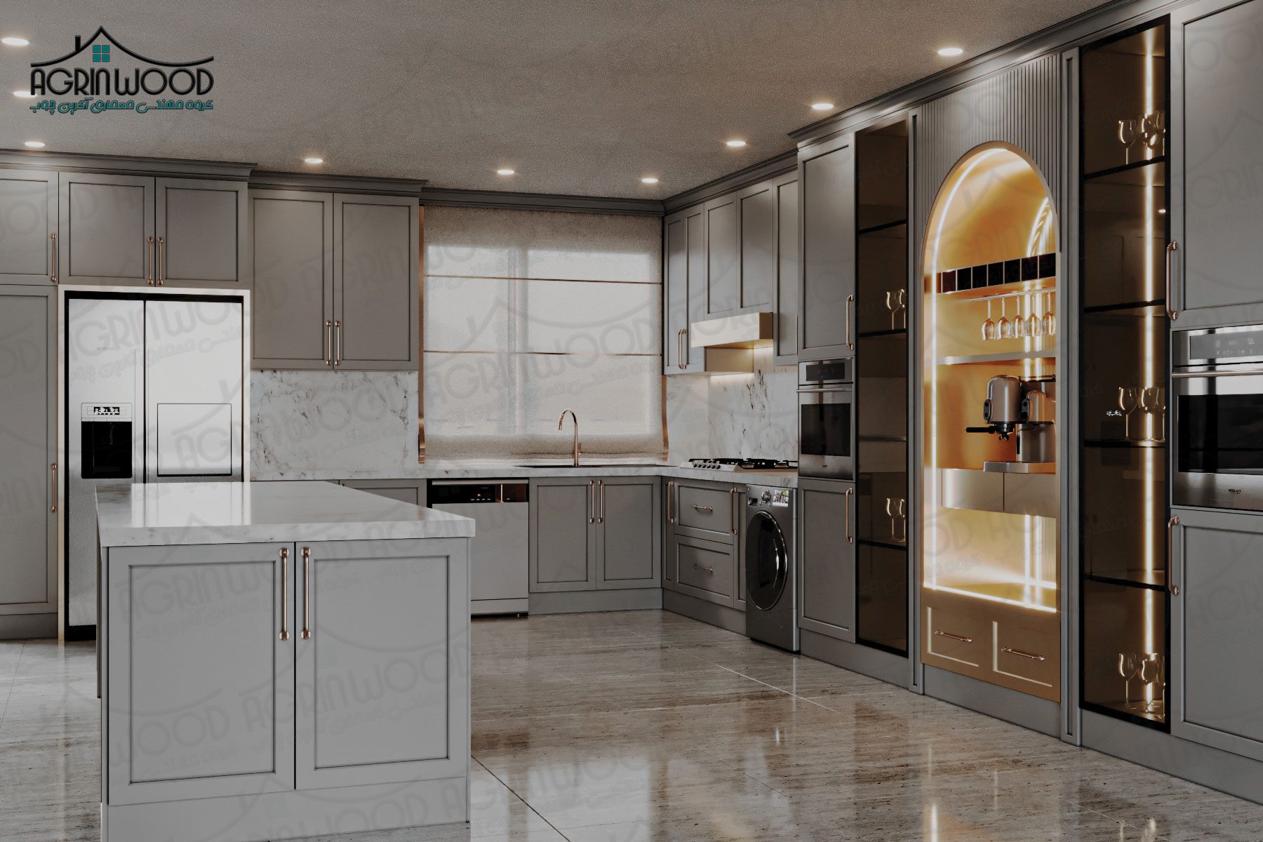 خلاقیت در کابینت پلی گلاس