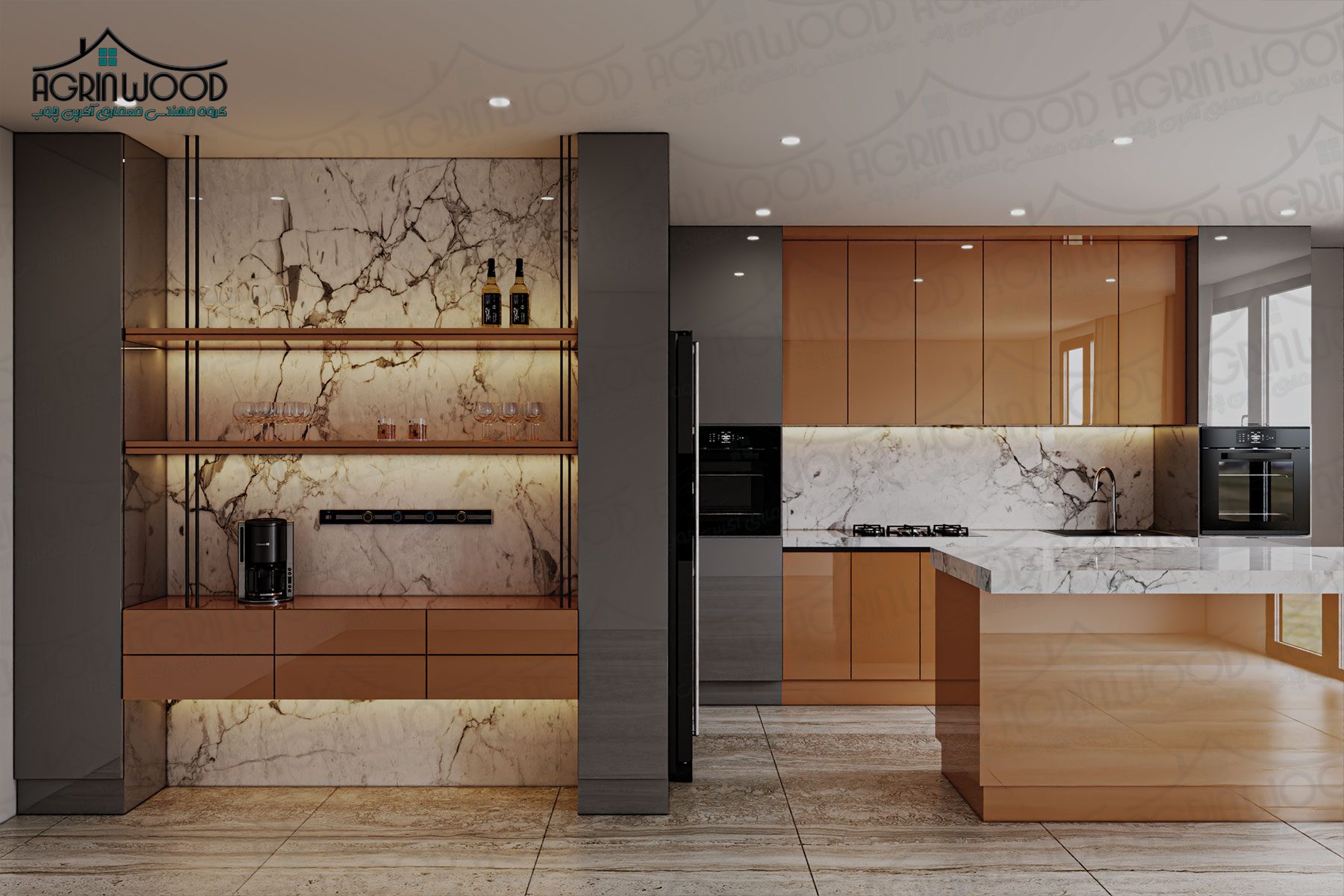 خلاقیت در کابینت مدرن