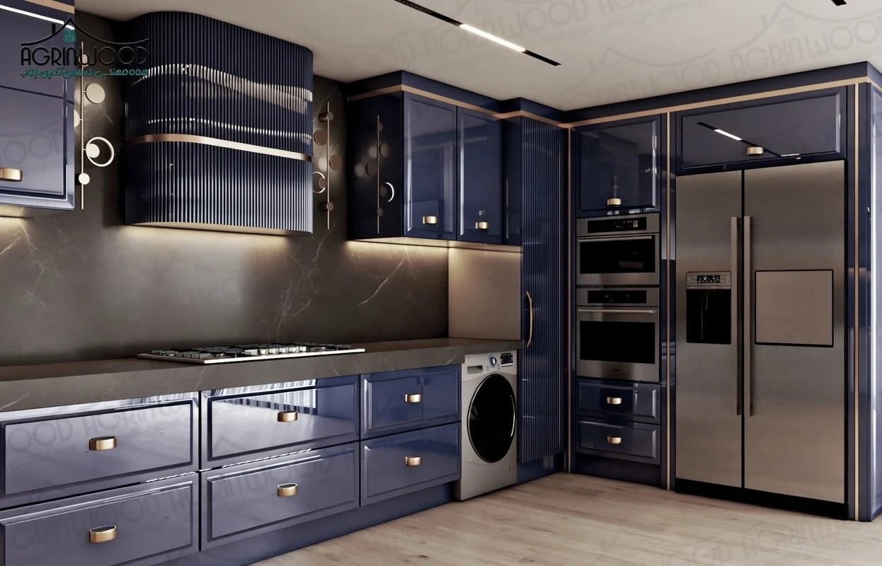 کابینت انزو سرمه ای کابینت انزو سرمه ای