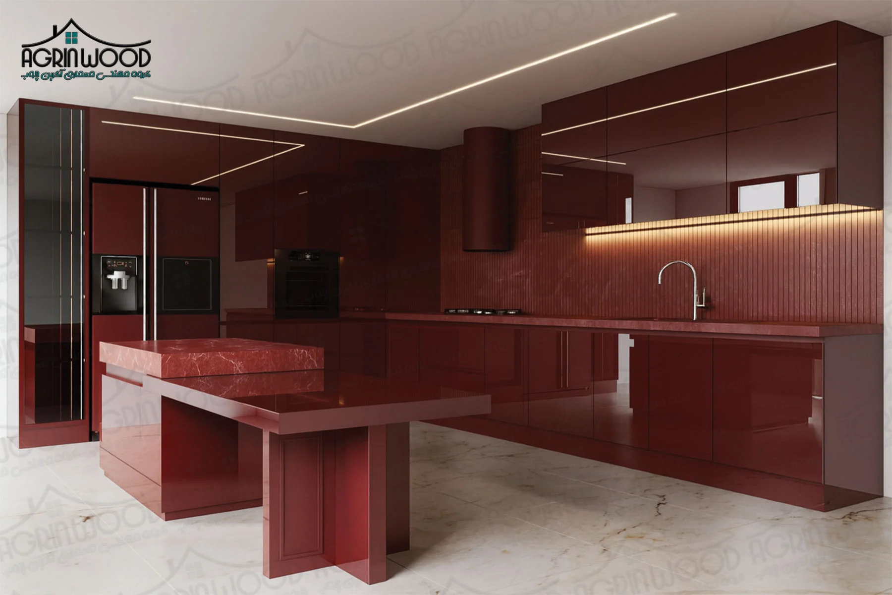 نوآوری جدید کابینت پلی گلاس