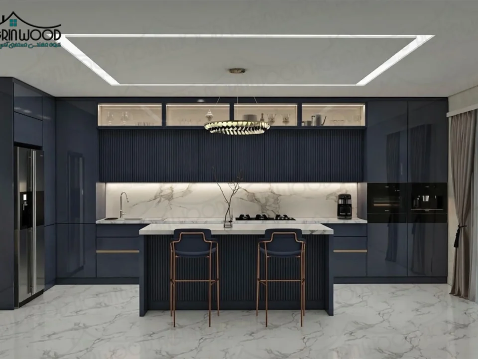 کابینت ملامینه سرمه ای