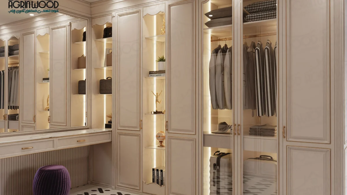 مدل کمد دیواری کلاسیک