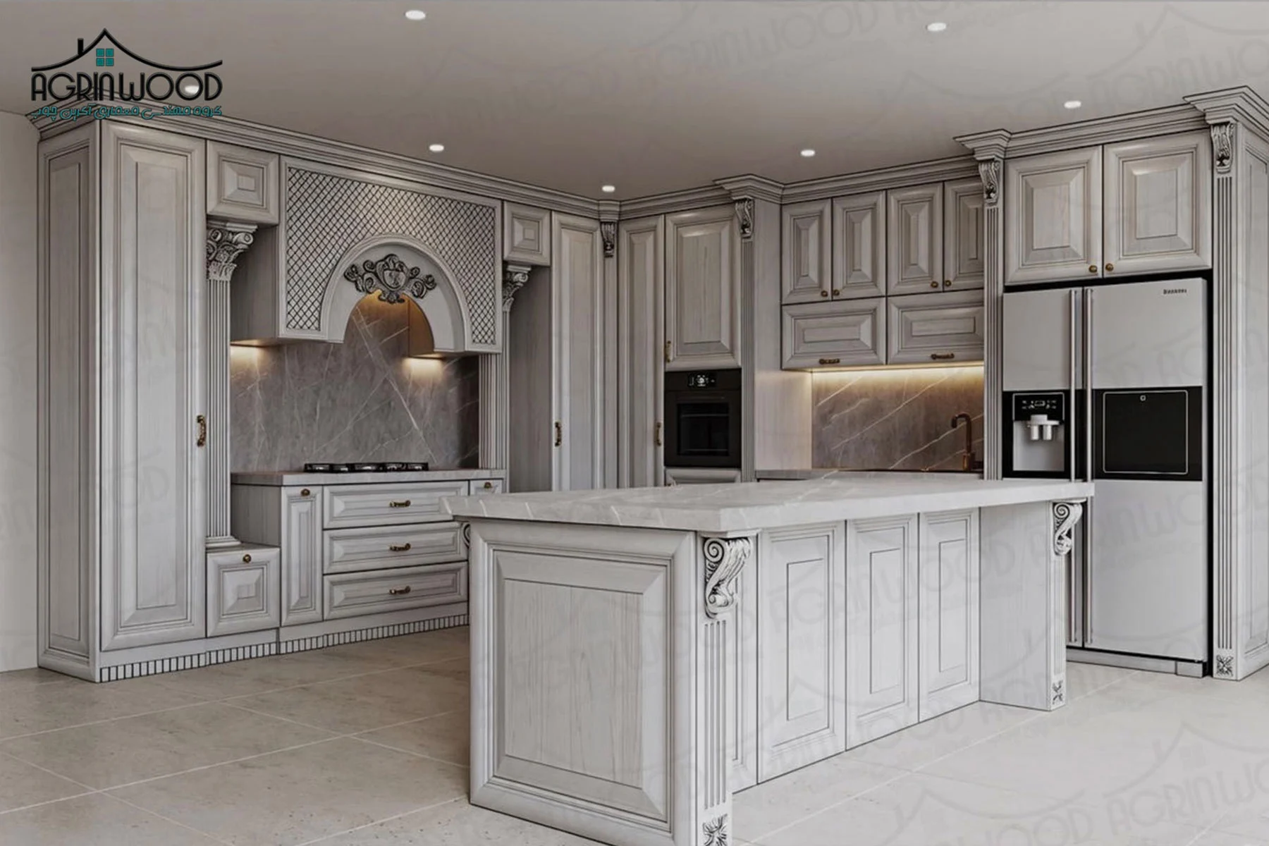 مدل ویژه کابینت روکش چوب