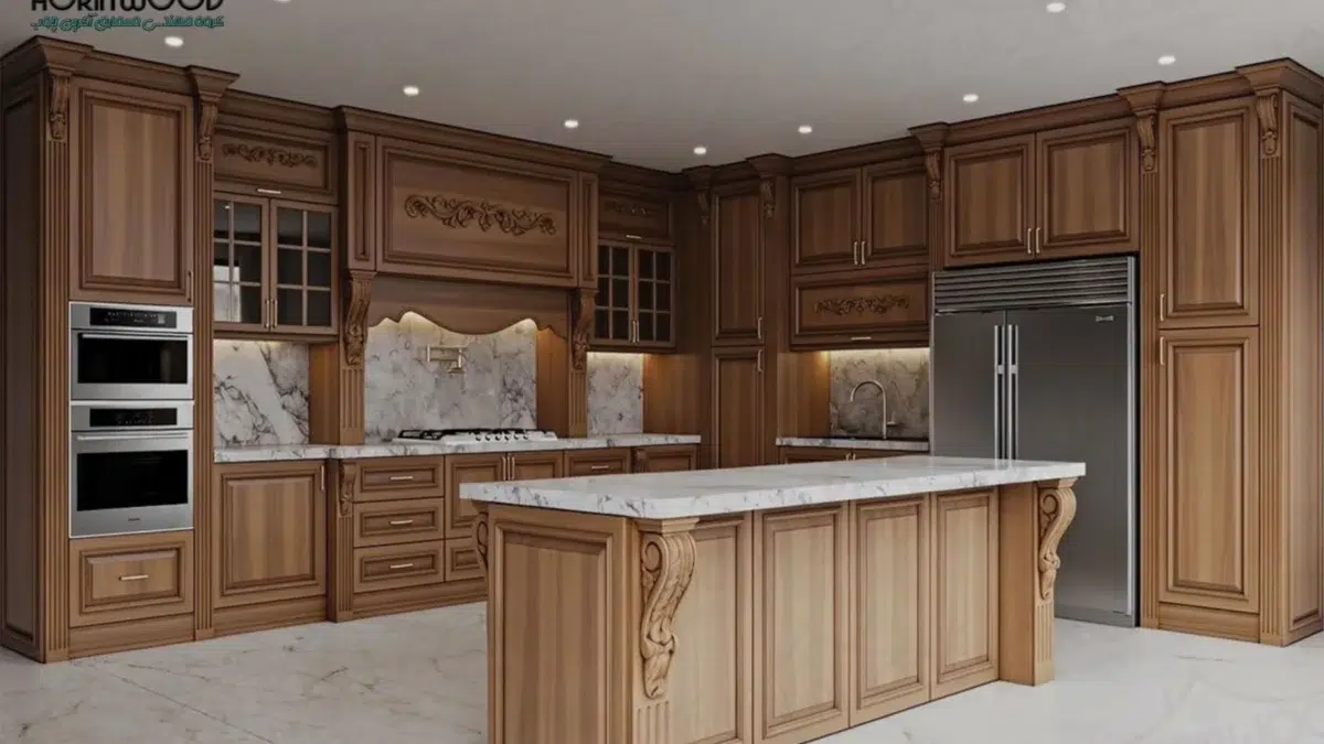 نوآوری جدید کابینت روکش چوب