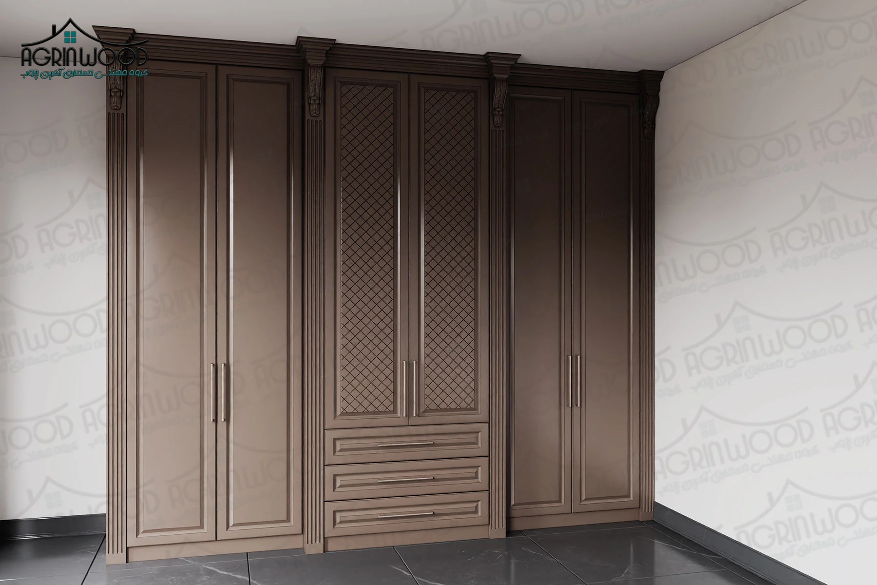 مدل کمد دیواری کلاسیک مدل کمد دیواری کلاسیک