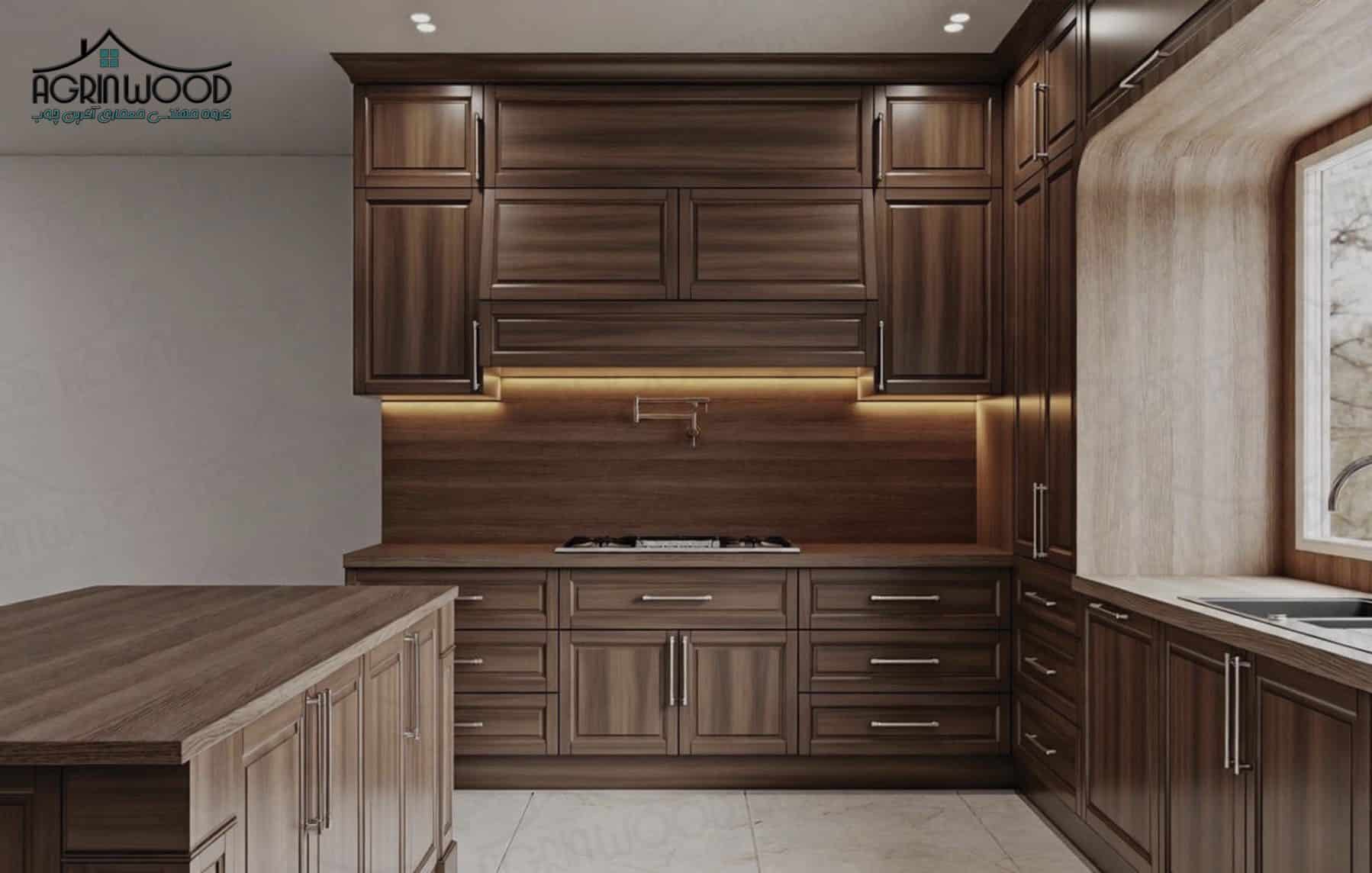 نوآوری جدید کابینت روکش چوب