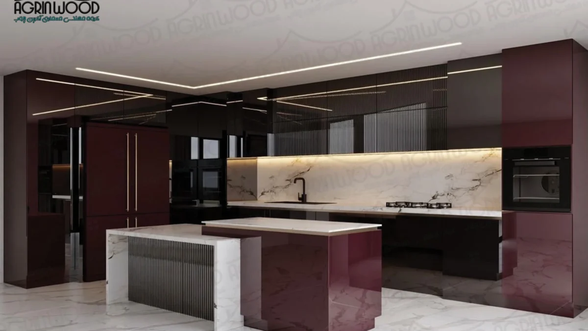 بررسی کابینت بدون دستگیره در آشپزخانه مدرن