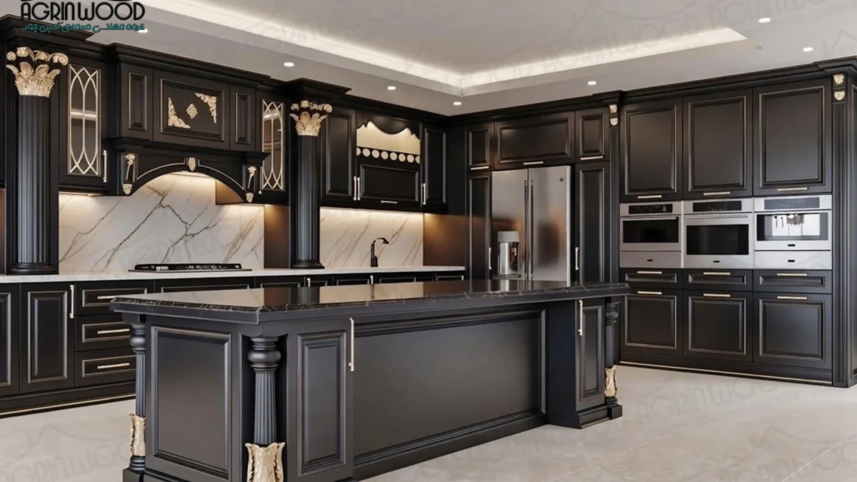 کابینت تیره مناسب چه آشپزخانه هایی است