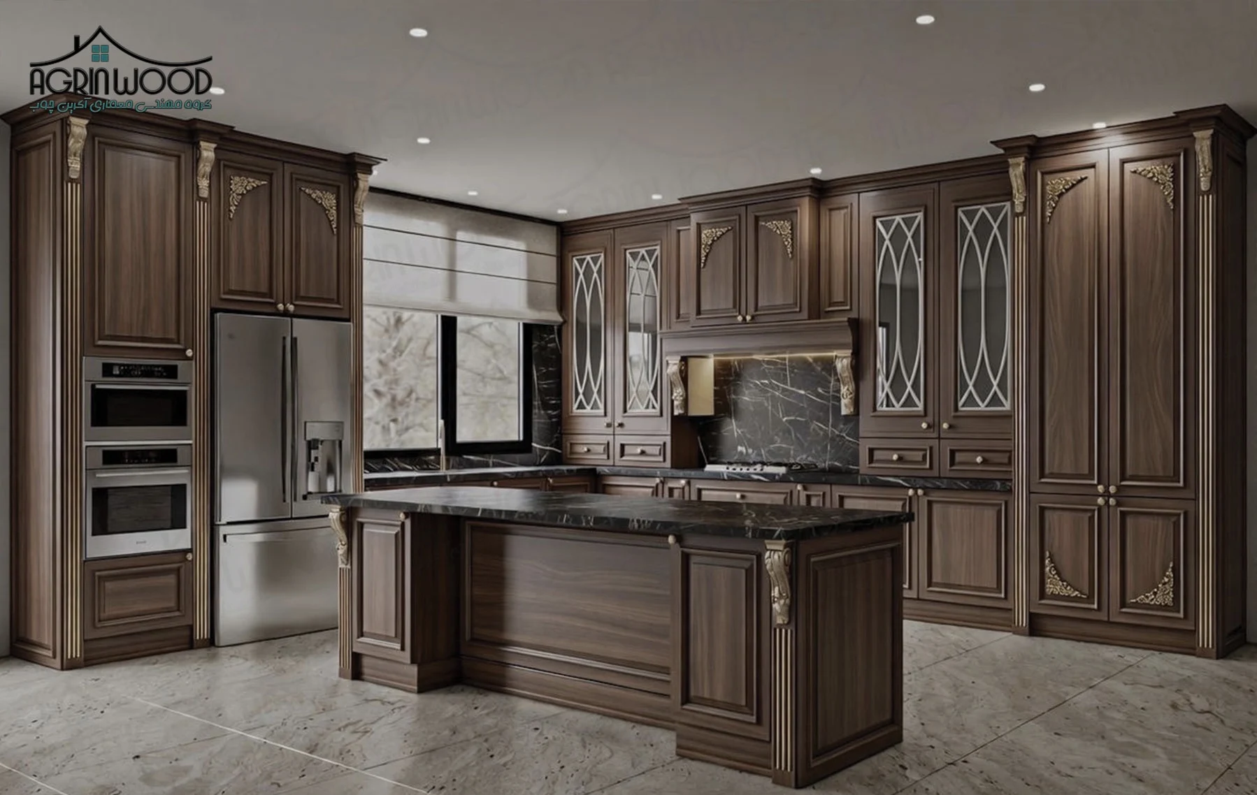 تأثیر رنگ کابینت در زیبایی فضای آشپزخانه