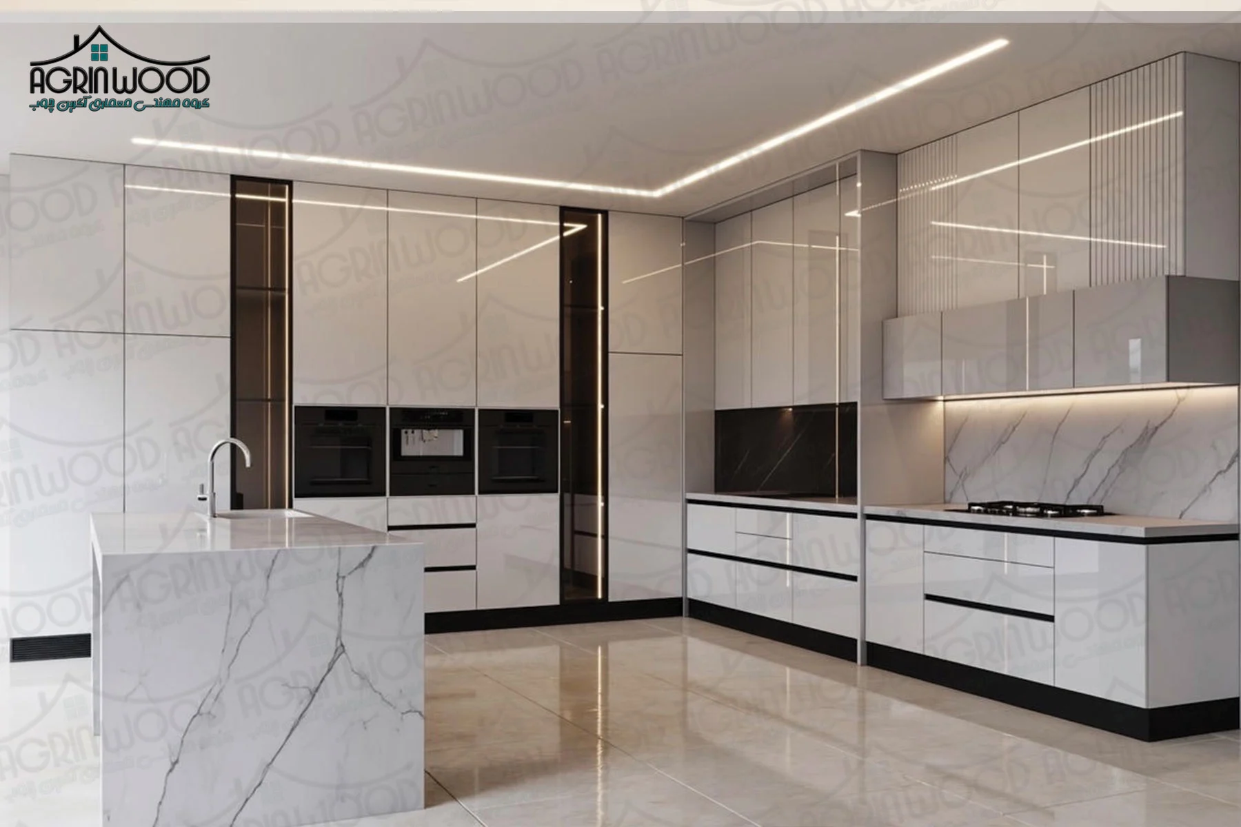 تأثیر کابینت روشن در دلباز شدن فضا