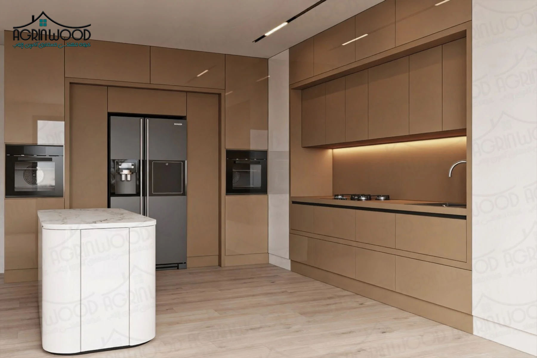 تاثیر کیفیت نصب در عمر کابینت آشپزخانه