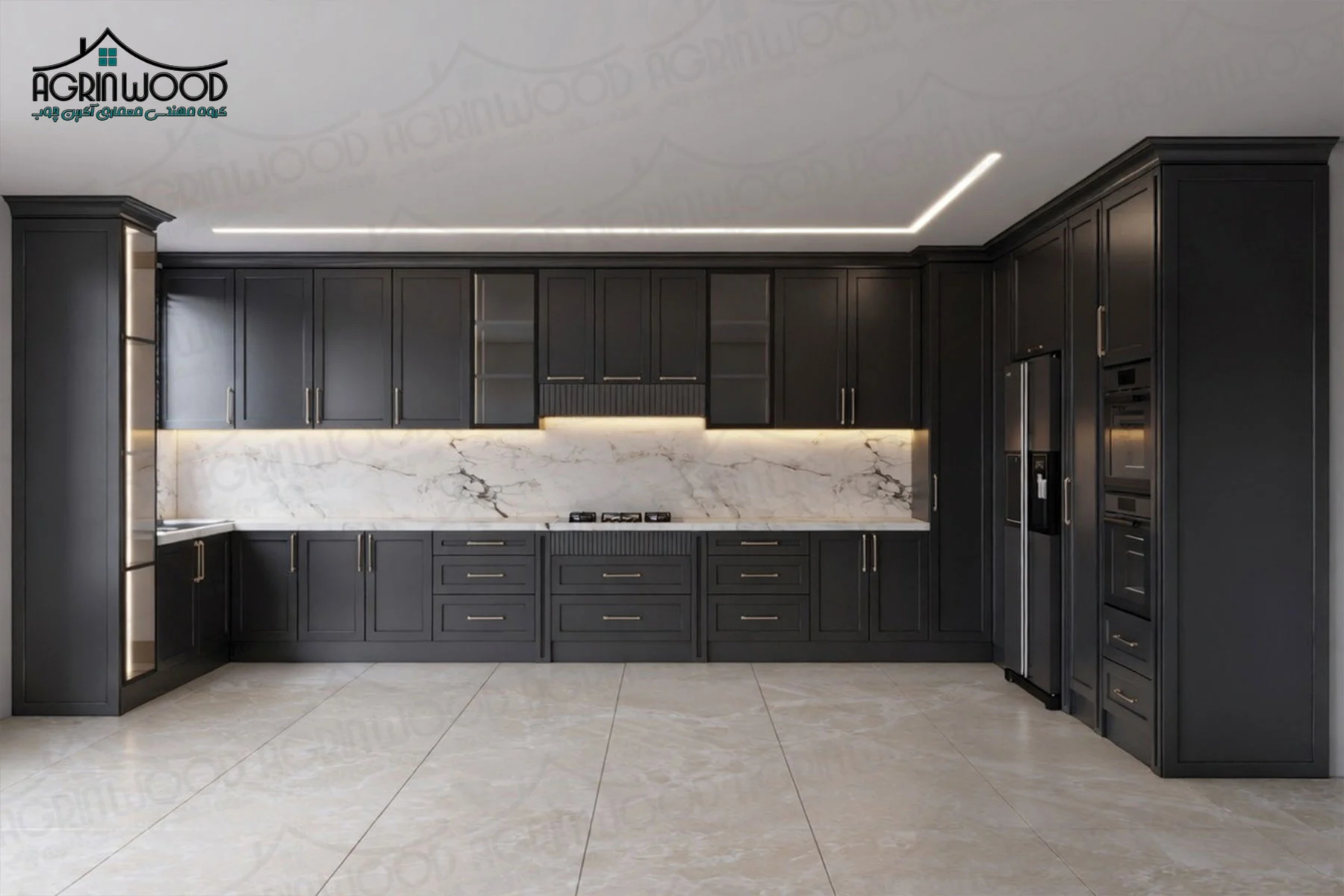 تاثیر کیفیت نصب در عمر کابینت آشپزخانه