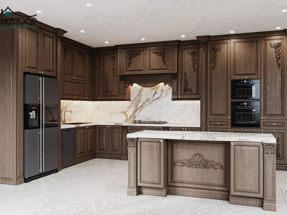 کابینت ممبران طرح چوب
